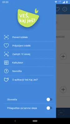 Veš kaj ješ android App screenshot 6